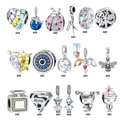 Berloque Prata925 Verdadeira Para Pulseira Pandora Ou Vivara