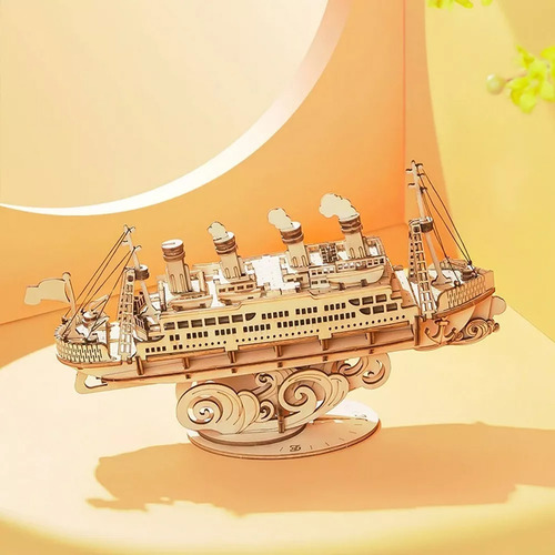 Rompecabezas de madera 3D Cruise Ship Tg306 Hobby