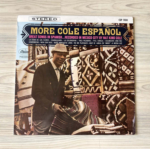 Vinilo Nat King  Cole - More Cole Español (1ª Ed. Japón,