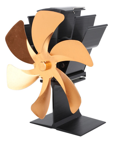 Ventilador Para Estufa Golden Chimenea, Vertical, 6 Aspas, C