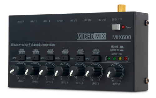 Miniteclados Estéreo Mixer Bass Para Mezclador De Audio De L