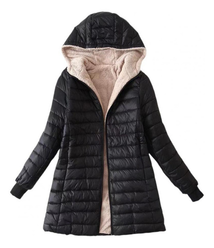 Parka Térmica De Invierno Para Mujer Con Capucha Gruesa