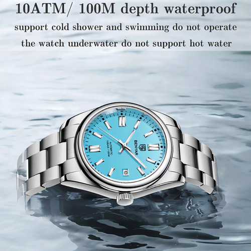 Reloj Automático Benyar Para Hombre Simple Y Elegante