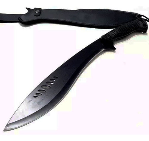 Machete Kukri Táctico Resistente Hoja Curva Antideslizante