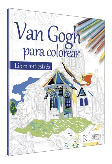 Van Gogh Colorear Arte Libro Antiestres Girasoles Retratos