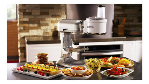 Procesador De Alimentos Kitchenaid Ksm1fpa, Estándar, Blanco