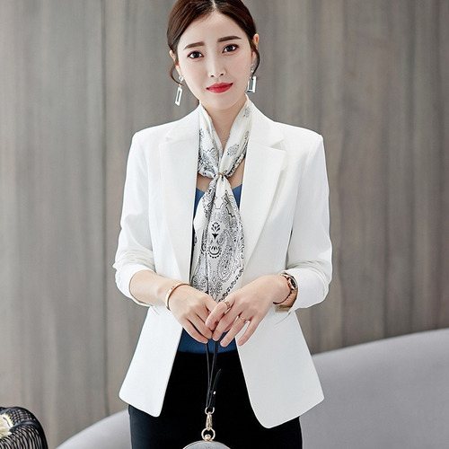 Alta Calidad Aplicável A Blazer Mujer Moda Casual Color