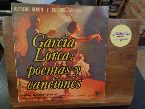 Garcia Lorca Poemas Y Canciones Alfredo Alcon Flexi Disc