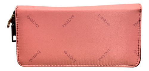 Bebe Los Angeles Aja Wallet - Bolsa Práctica Color Rosa Rosa Pálido Lisa Negro