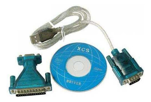 Cable Usb 2.0 A Serial Db De 9 Pines Rs232 Y Adaptador Macho