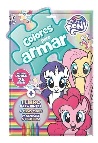 Rompecabezas Colores Para Armar My Little Pony 