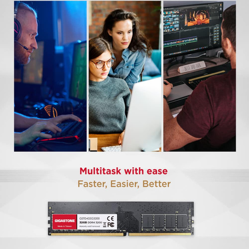 32gb Ddr4 3200mhz (2933mhz O 2666mhz) Gigastone Pc4-25600