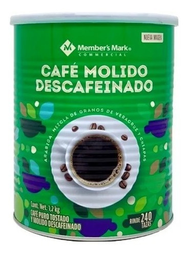 Cafe Tostado Y Molido Member's Mark Descafeinado 1.2 Kg