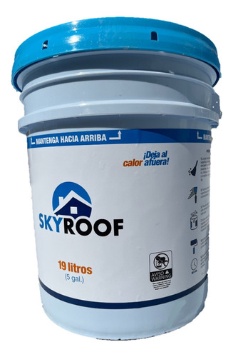 Pintura Térmica Skyroof Para Techos Y Muros  (40m2 X Cubeta)