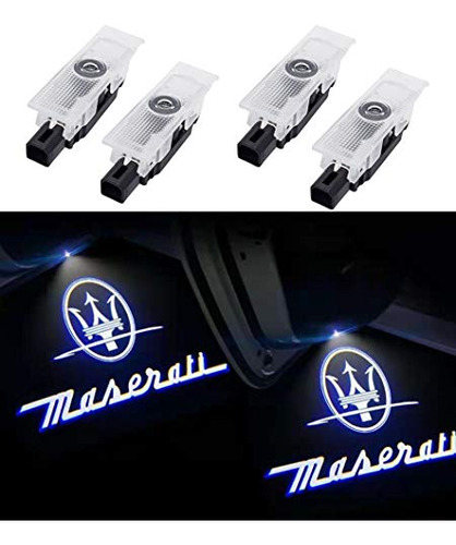 U/d Car Door Logo Projector Lights Reemplazo Para Maserati L