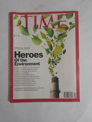 Revista Time En Ingles Heroes Del Medioambiente Año 2007