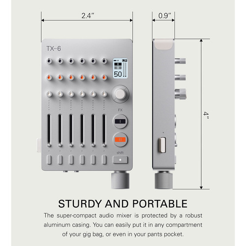 Mezclador Estéreo Portátil Teenage Engineering Tx-6 6 Canale