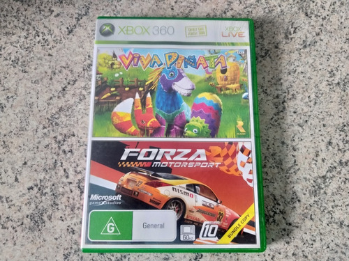 Jogo Original Xbox 360 Midia Fisica Viva Pinata & Forza (pal