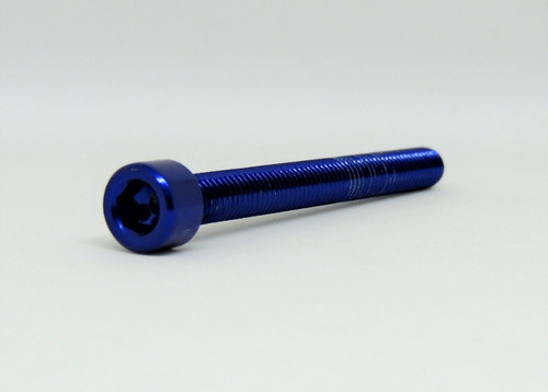 Tornillo De Aluminio M6x60mm Azul