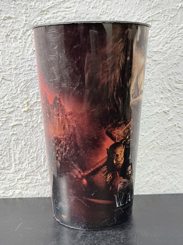 Vaso Cinemex Warcraft Primer Encuentro De Dos Mundos 2016 (Usado)