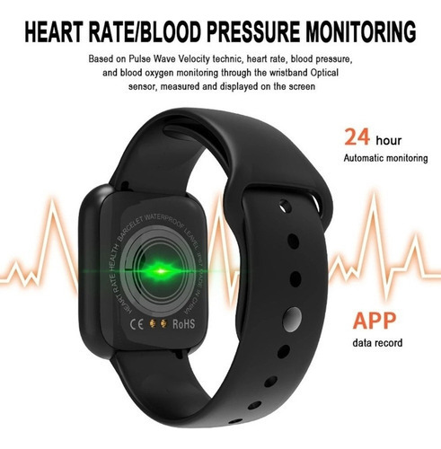 Reloj Inteligente I5 For Hombres Y Mujeres, Pulsera Imperme