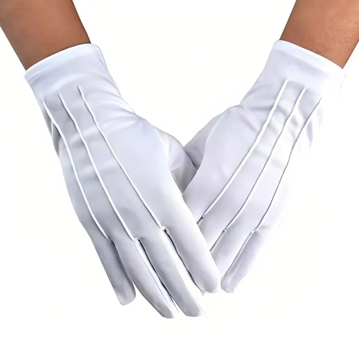 Guantes Blancos Para Mesero,escolta,escuela,joyeria,unisex