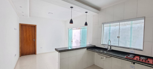 Imagem 7 de 13 de Casa Nova No Balneário Gaivotas Em Itanhaém, Com Área Gourmet Com Churrasqueira, Piscina , Mezanino , Lavanderia Coberta, Ducha Externa, Cerca Elétrica, Alarme