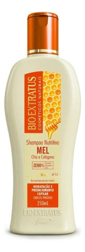 Shampoo Nutritivo Mel Cabelo Poroso 250ml - Bio Extratus