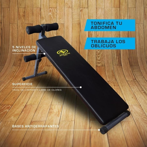 Banco 5 Niveles Para Abdominales Y Oblicuos Athletic Works