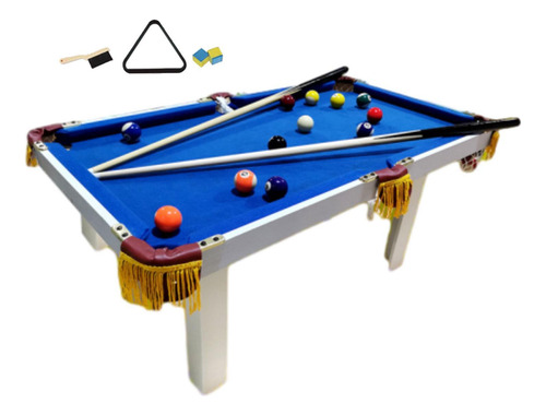 Juego De Billar, Mini Juego De Billar De Mesa Con Tiza,