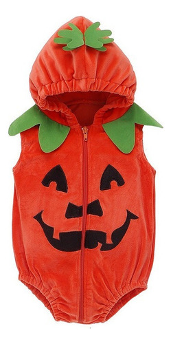 Disfraz Body Con Capucha En Forma De Calabaza De Halloween A