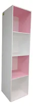 Comprar Mueble Infantil 4 Cubos Biblioteca Organizador Repisa Juguet