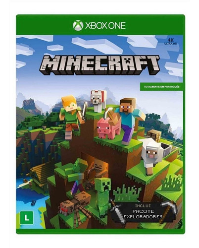 Minecraft + Pacote Exploradores - Xbox One - Novo - Física