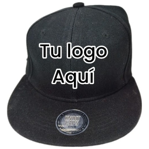 Gorra Personalizada Bordada Visera Plana Ajustable, 1 Pieza
