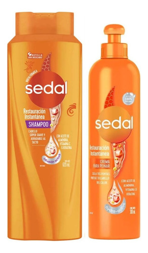 Sedal Restauración Instantánea Shampoo + Crema Para Peinar