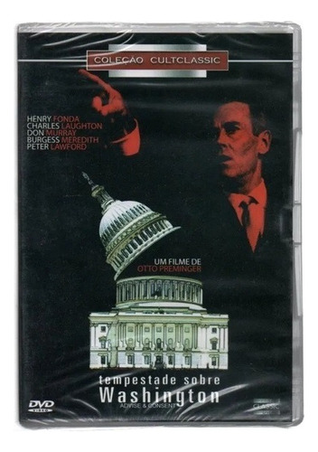 Tempestade Sobre Washington - Dvd - Henry Fonda