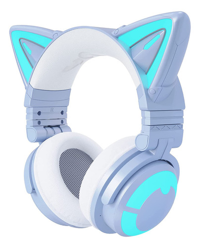 Yowu Auriculares Rgb Con Orejas De Gato 3g Inalambricos 5.0