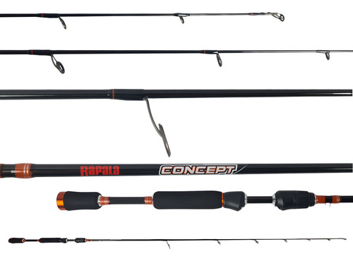 Vara Molinete Rapala Concept 1,68m 8-14lbs - Inteiriça