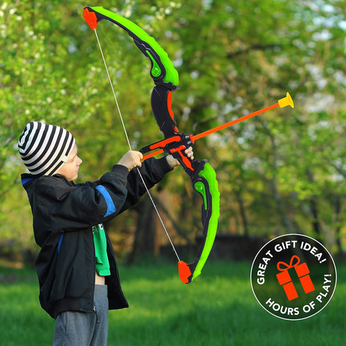 Juego De Arco Y Flecha Para Niños Con 6 Flechas Y Objetivo