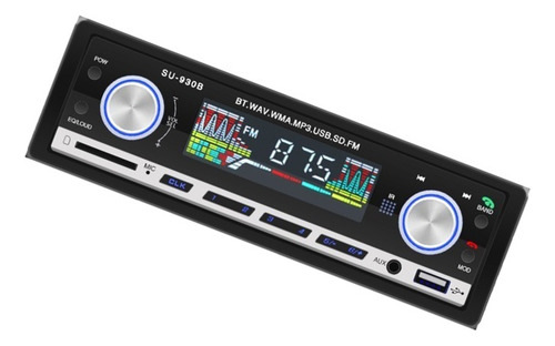 I Din Vehículo Reproductor Mp3 Multifunción Bluetooth Bt