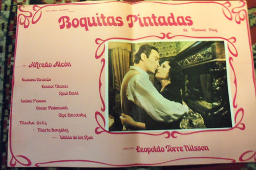 Poster  5 Boquitas Pintadas Alfredo Halcon 1974