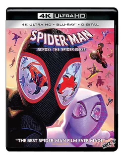 4k Ultra Hd + Blu-ray Spiderman Across The Spiderverse 2023