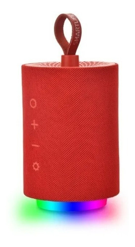 Parlante Portátil Smartlife Sl-bts010 Rojo Bluetooth C/luz 