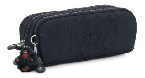 Estojo Triplo Gitroy Kipling Original True Blue Azul Escuro