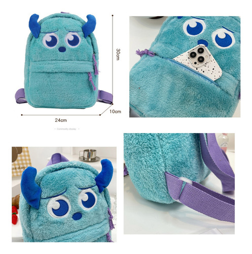Diseño Original Peluche Sullivan Monsters Y Aguacate Hass