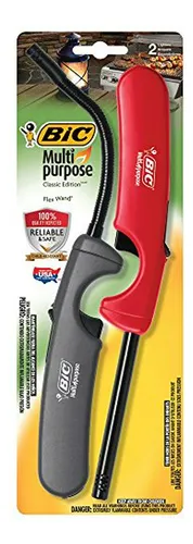 Encendedor Bic Multiuso Clásico Y Varilla Flexible, 2-pack (
