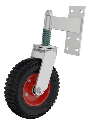 Rodillo Para Puerta Con Resorte, Rueda Para Negro Y Rojo