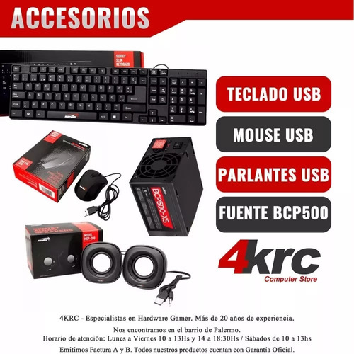 Imagen 7 de 7 de Pc Gamer Intel Celeron 3.5ghz 8gb Ram Ddr4 Ssd240 Hdmi Vga