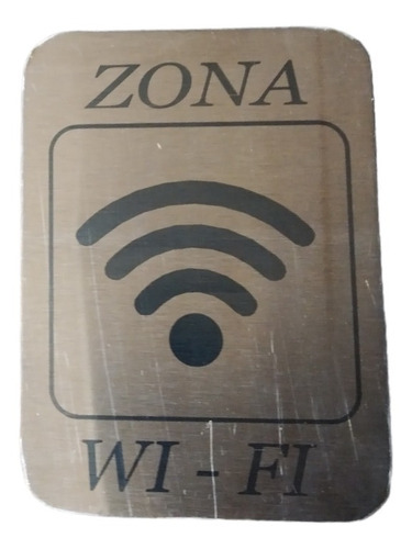 Letrero De Zona Wifi