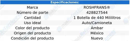 Aditivo Aceite Motor Gasolina Diesel Mc-2 440ml Roshfrans